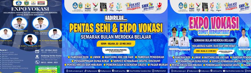 Kegiatan Expo Vokasi SMK Sumut 2023
